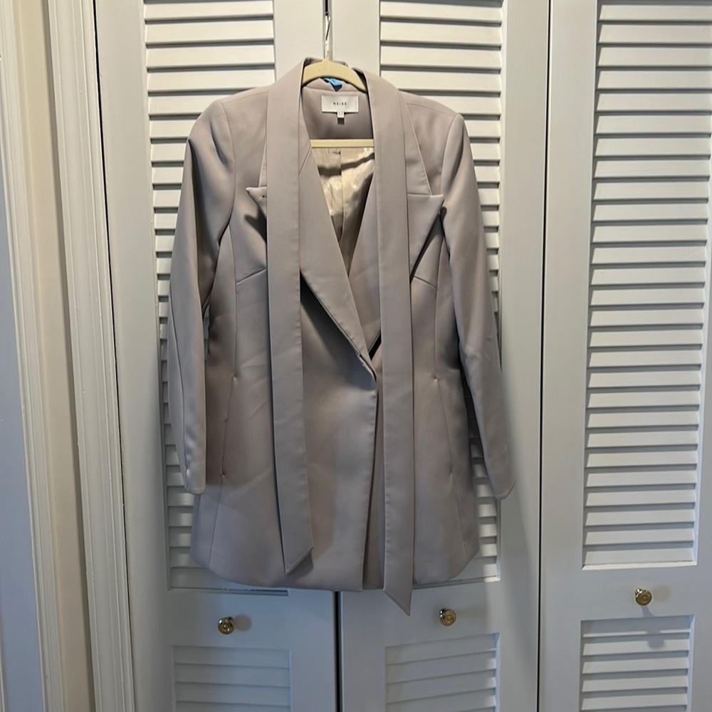 Reiss blazer with belt